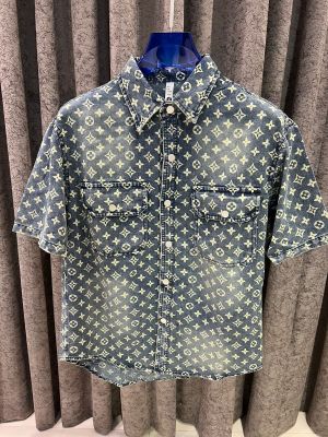 Louis Vuitto-n IMPORTED STORE ARTICLE DENIM SHIRT 