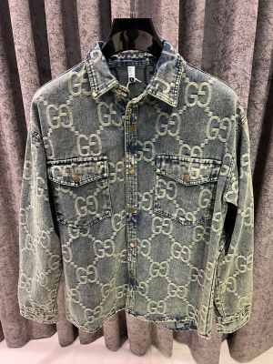 GUCC_I IMPORTED STORE ARTICLE DENIM SHIRT