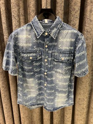 GUCC_I IMPORTED STORE ARTICLE DENIM SHIRT
