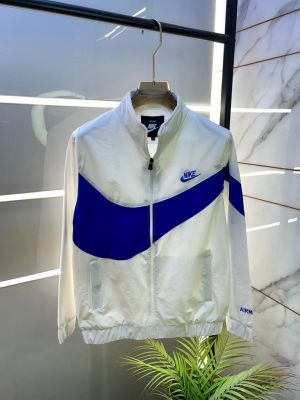 Nik e Imported White Super Premium Wind Shetter Jacket F3267-WH