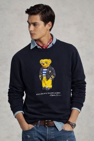 Ralph_Lauren imported sweatshirt Navy blue 