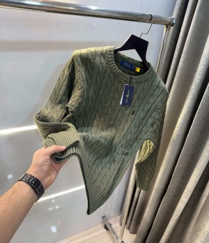 Ralph Lauren Polo Olive Knitted Pullover