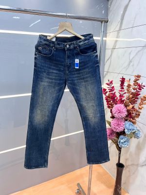 Gucc i Blue Shade Premium Imported Stretchable Lycra Fabric Straight Fit Denim with Embroidered Design 3489