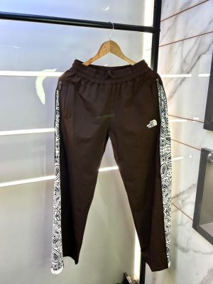 North Face Brown Imported Printed Super Premium Track Pant F2964-BR