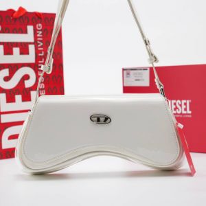 _Diesel_play_shoulder_glossy_bag_with_og_box_and_carry_bag