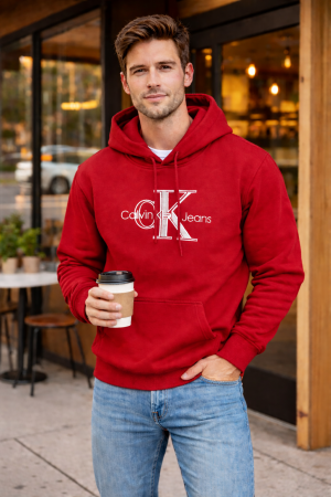 CK HOODIES RED M425-R