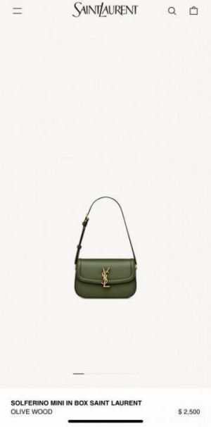 YSL SAINT LAURENT  SOLFERINO  IN BOX 564