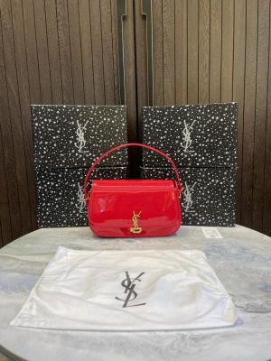 Ysl Saint Laurent Voltaire Top Handle In Patent Leather 569