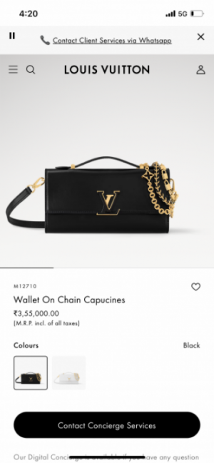 Louis_vuitton Wallet On Chain Capucines double box 630