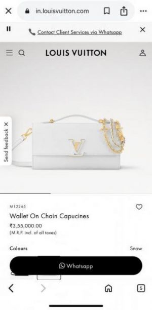 Louis_vuitton Wallet On Chain Capucines double box 631