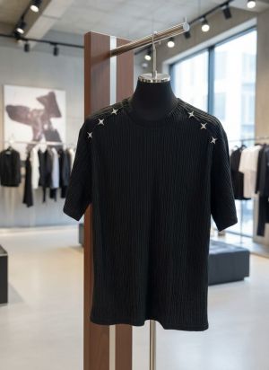 KOREAN IMPORTED HIGH DEMAND ARTICLE T-SHIRT BLACK