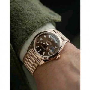 ROLEX_ DAY DATE CHOCOLATE