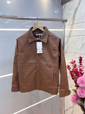 Zar a Brown Imported Leather Jacket 3512
