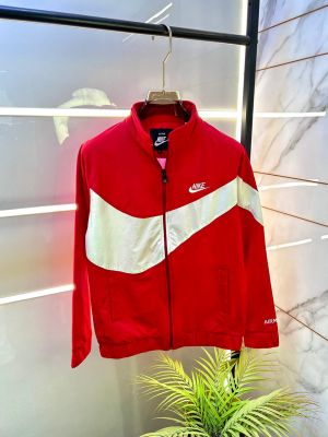 Nik e Imported Red Super Premium Wind Shetter Jacket F3267-RE