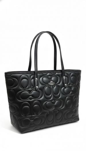 COACH_CITY_TOTE_EMBOSSED_LOGO_TOTE_BAG_WITH_DUSTBAG_CARDS_TAGS_ETC