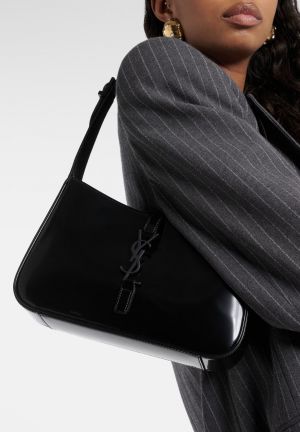 Ysl Hobo Patent Leather Shoulder Bag With OriginalBox