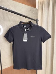 Sale Arman i Exchange Black Polo Tshirt