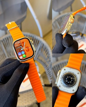 APPLEE IWATCH ULTRA 2 best premium quality with dual straps and apple logo