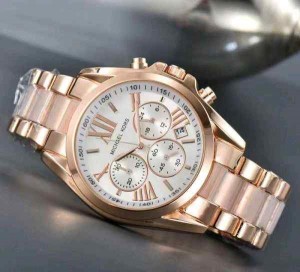 Michael_ Kors Bradshaw Rose gold whitefor her womens girls