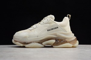 Balenciaga Triple S Trainers Clear Sole