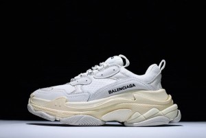 Balenciaga Vintage Triple S Trainers All White
