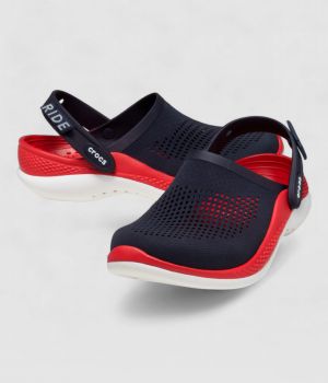 Croc.ss  Lite Ride 360 Navy Red Carry Bag Og box