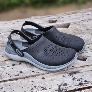 Croc.s lite ride 360 dark grey sole carry bag og box
