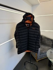 Columbia dual tone imported puffer jacket black 