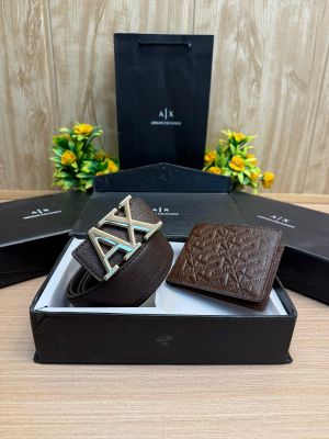 ARMANI_Premium_Belt_&_wallet_Combo_C439