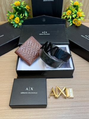 AIX_2 Buckle Belt & wallet Combo C435