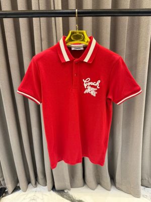 Coac_h Chest Logo Polo T-shirt Red 
