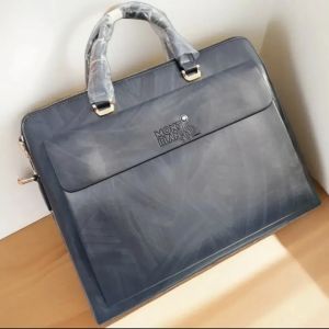 MONT BLANC BLACK LAPTOP BAG PREMIUM CLASSIC