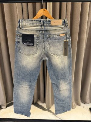 Essential Fear Of God Ripped Denim Blue