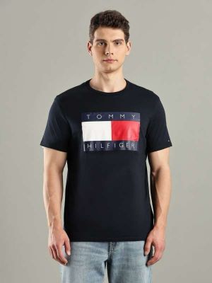 No return Tommy imported t-shirt Black 