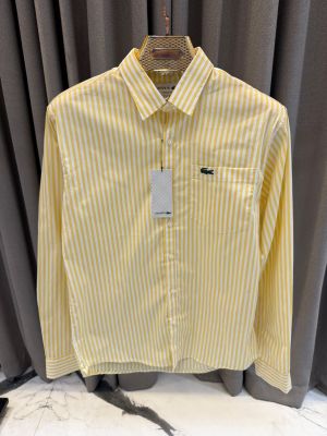 Lacost_e Chex Shirt Yellow 