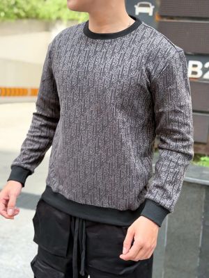 Dio_r Full Monogram Sweatshirt Black