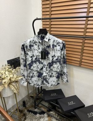 Emporio Arman_i Tie Dye Print Imported Premium Shirt With Brand Box