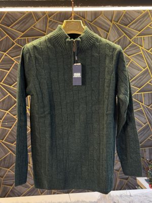 Ralph_Lauren_Dark_Green_Knitted_Premium_Pull_Over_(1931)