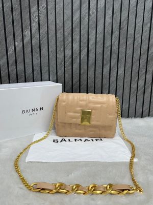 Balmain_Small_1954_Soft_Quilted_Flap_Bag_With_OriginalBox