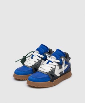 OFF-WHITE  MIDTOP SPONGE SNEAKERS MADE OF LEATHER