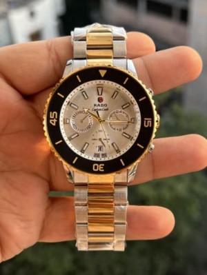 RAD O CAPTAIN COOK DUAL TONE WHITE DIAL