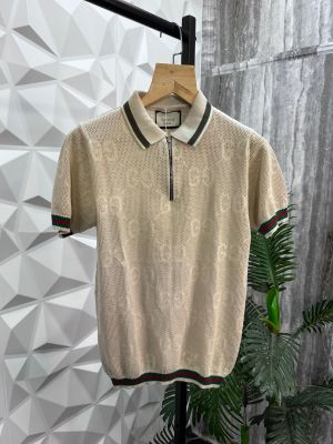GUCC I KNITTED POLO 1150 BEIGE 