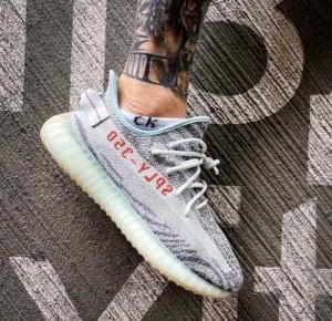 Adidass yeezy 350 v2 blue tint premium semi ua