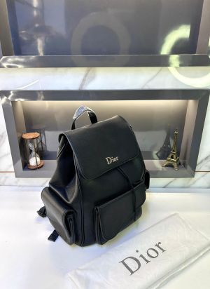 Dio_r Bag Pack Lether Quality Black Fa 185