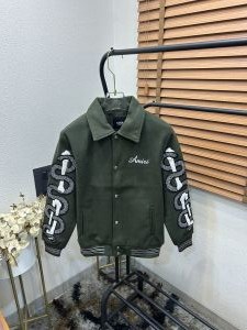 Amir_i Sleeve Snake Embroidered Patch Exclusive Wool Fabric Jacket (DN 615)