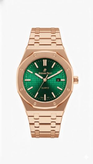 Audemars_Piguet_Quartz_Ap-Royal_Oak_Date_Green_Dial