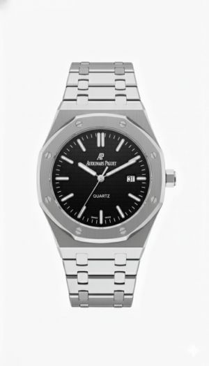 Audemars_Piguet_Quartz_Ap-Royal_Oak_Date_Black_Dial