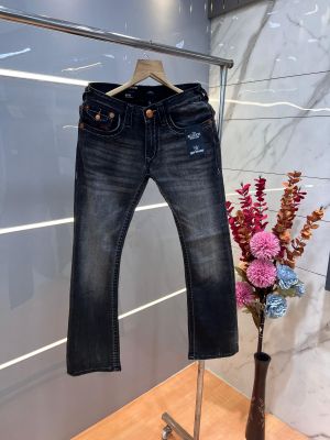 True Religio n Light Shade Premium Imported Stretchable Lycra Fabric Boot Cut Denim with Back Flap pocket Design 3486