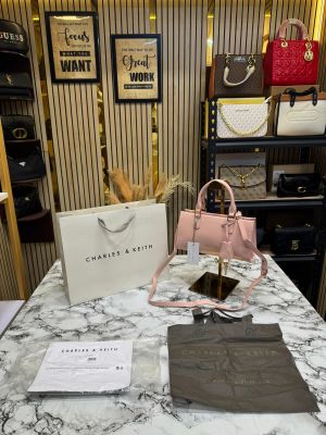 Charle_s & Keith Kerry Mini Tote Bag Pink Including Carry Bag (80781400)
