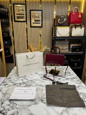 Charle_s & Keith Kerry Mini Tote Bag Wine Including Carry Bag (80781400)